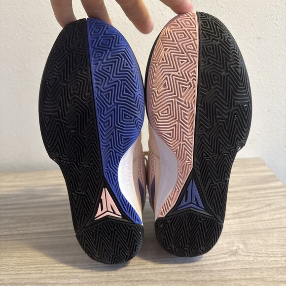 Nike Ja 1 Guava Ice Mens 7.5 Pink Blue Leather Shoes Sneaker Athletic Basketball - Picture 11 of 11